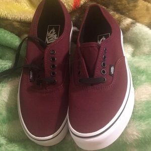 maroon vans